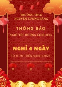 Thông báo nghỉ tết dương lịch 2026