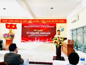 Tập huấn chuyên môn cho giáo viên các trường THCS thuộc phường Liên Chiểu